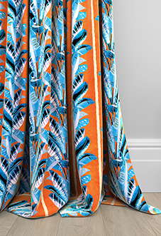 Miami, Blue - Made To Measure Curtains